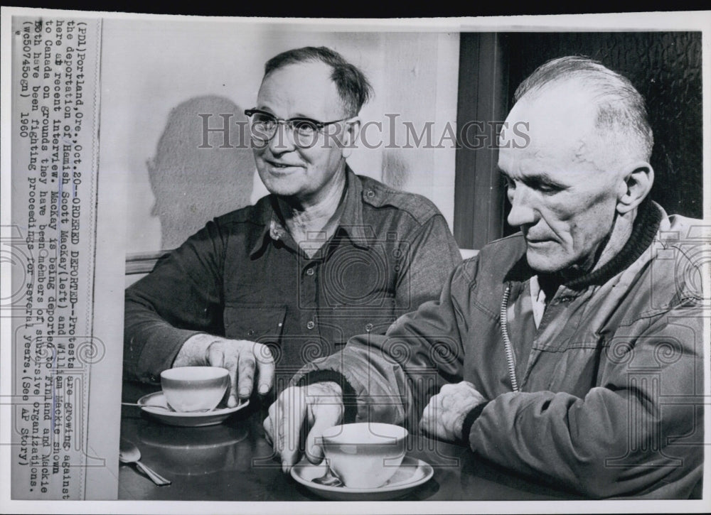 1960 Press Photo Scott MacKay And WIlliam Mackle - Historic Images