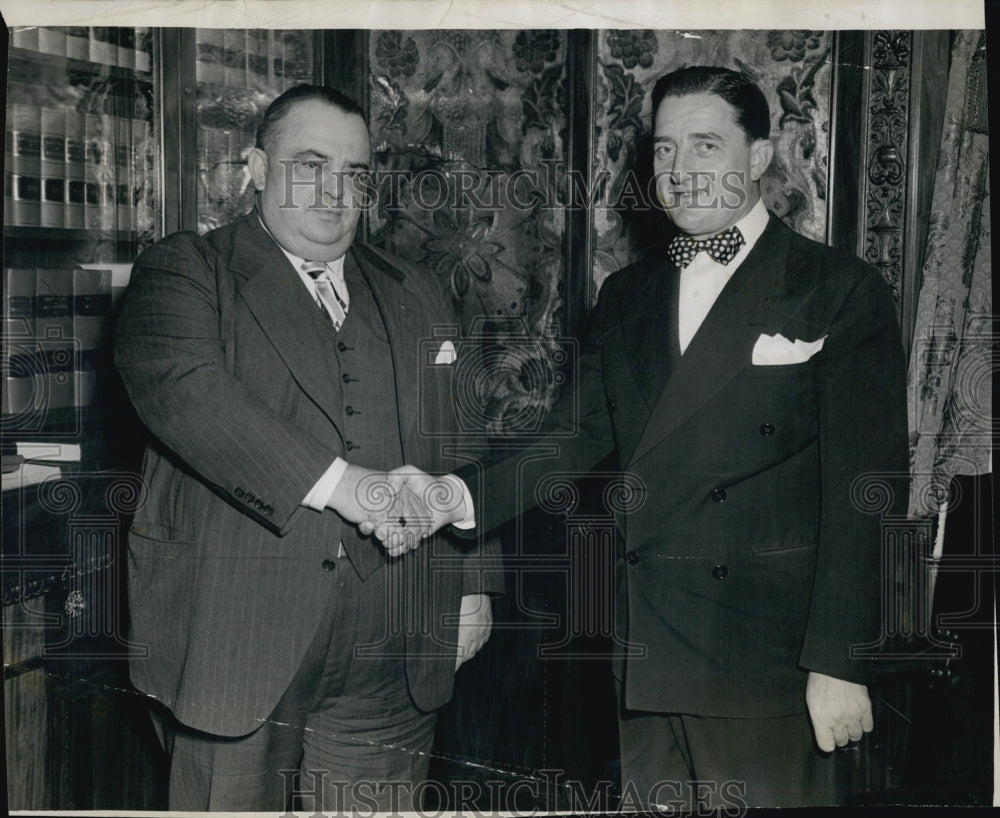 1960 Press Photo Senator Corbet Haooy that Saxon Foss Park Developement - Historic Images