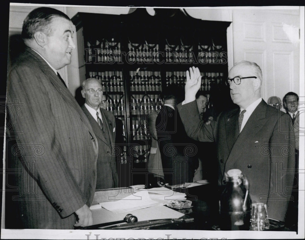 1952 New District Attorney Garrett Byrne &amp; Governor - Historic Images