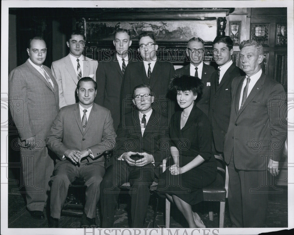 1960 Press Photo Garrett Byrne Event Chair for Association for Retarded Children - Historic Images