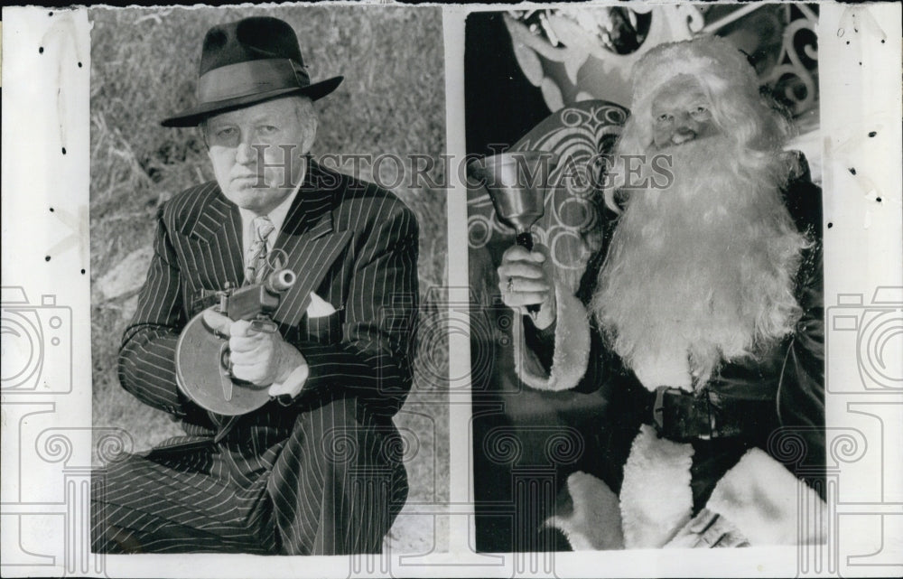 1966 Press Photo Kid Chissell, Actor and Santa Claus - Historic Images