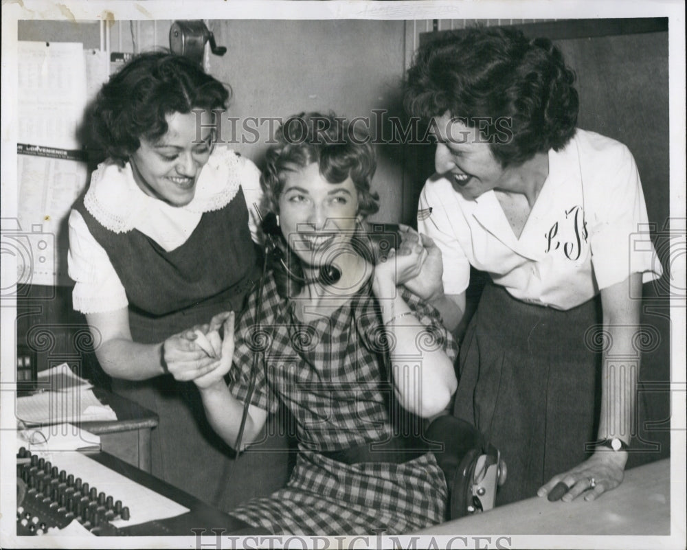 1961 Press Photo Miss Annette D&#39;Ericco Of Wilmington Wins First Prize - Historic Images