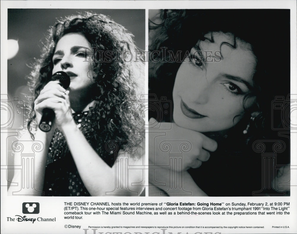 Press Photo Gloria Estefan: Going Home Special - Historic Images