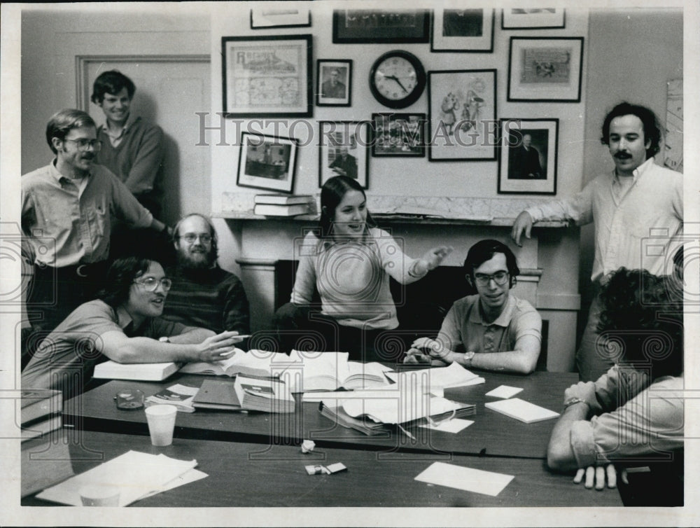 1976 Press Photo Susan Estrich, President of Harvard Law Review - Historic Images