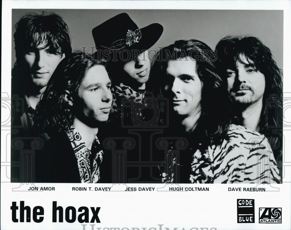 Press Photo Musicians Jess Davey.Hugh Coltman,Dave Raeburn,Jon Armor &quot;The Hoax&quot; - Historic Images