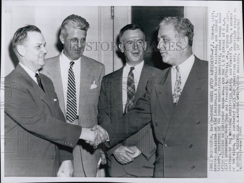 1955 P.F. Osborne,George Lifhty, O'Neill, Boyd, Businessmen - Historic Images