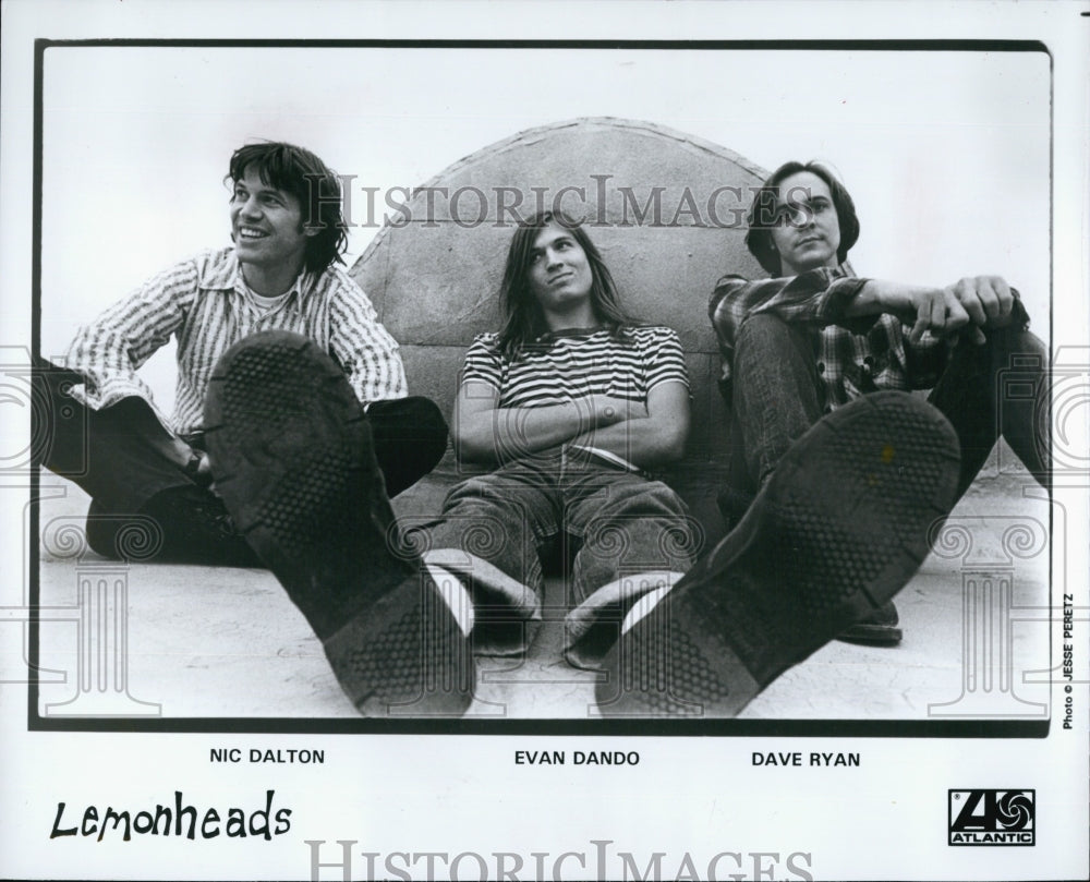 1994 Press Photo Band Members Nic,Evan &amp; Dave Are Lemonheads - Historic Images