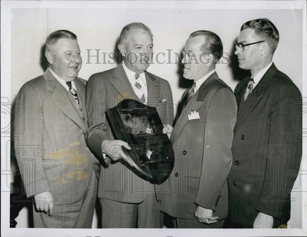 1951 Press Photo Frank Wing, Otto Lawton, Henry Carson, Ray Jones Boston Motor C - Historic Images