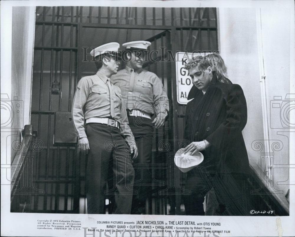 Press Photo Randy Quaid and Jack Nicholson in "The Last Detail" - Historic Images