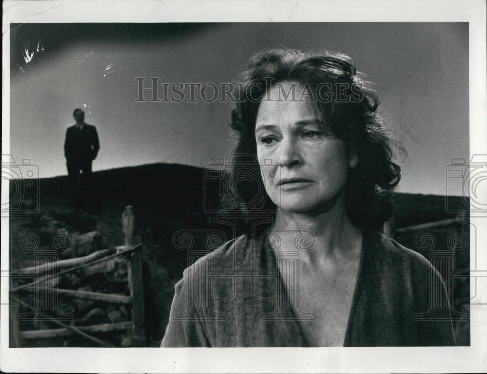 1975 Press Photo Colleen Dewhurst in &quot;A Moon for the Misbegotten&quot;. - Historic Images