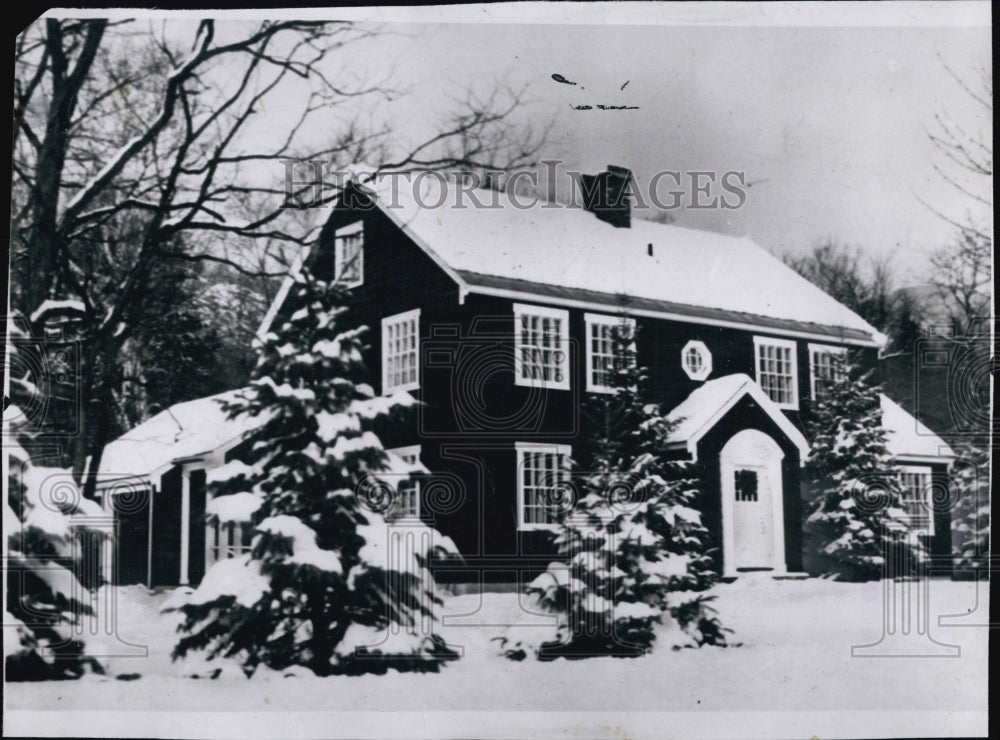 1958 Press Photo Home of Sherman Adams, Presidential Assistant - Historic Images