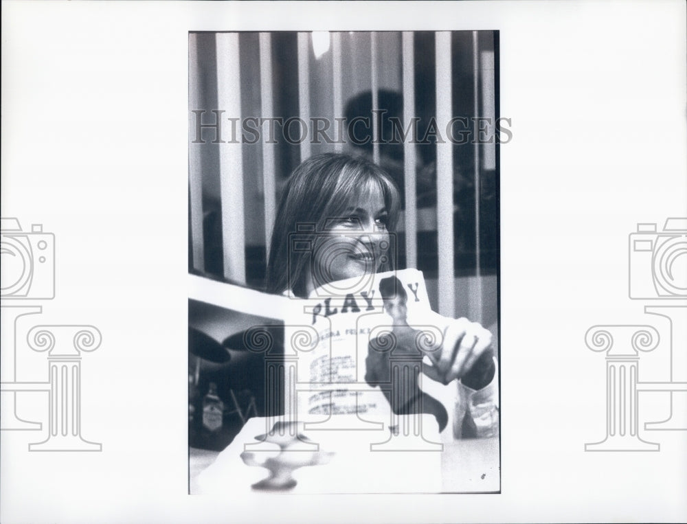 Press Photo Linda Dovcett Stars on &quot;The Larry Sanders Show&quot; - Historic Images