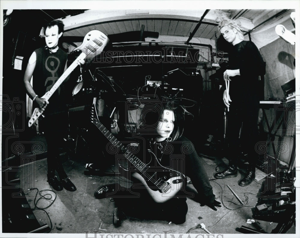 1995 John O'Leary, Raziel Eanic, Jason Arnone of "You Shriek" - Historic Images