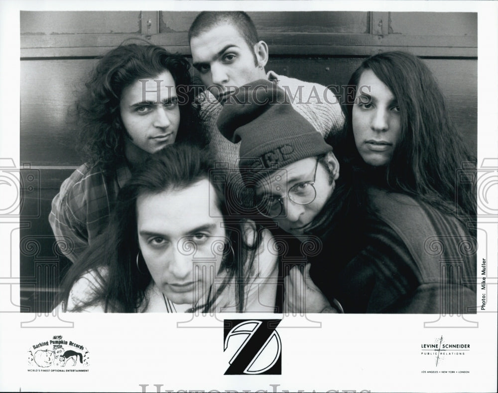 Press Photo Band Members of &quot;Z&quot; - Historic Images