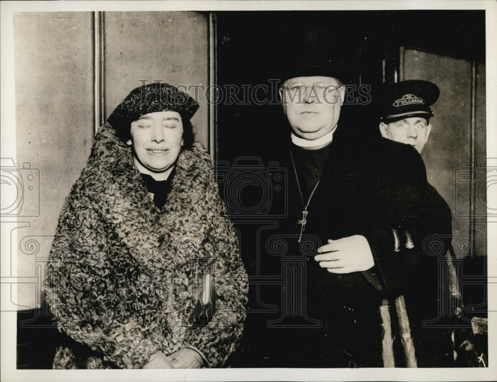 1936 Press Photo Archbishop of York &amp; His WIfe - Historic Images