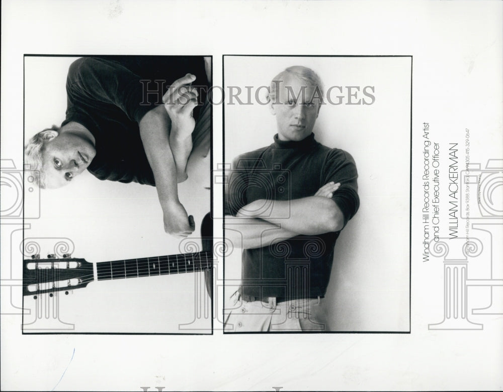 Press Photo William Ackerman, Recording Artist - Historic Images