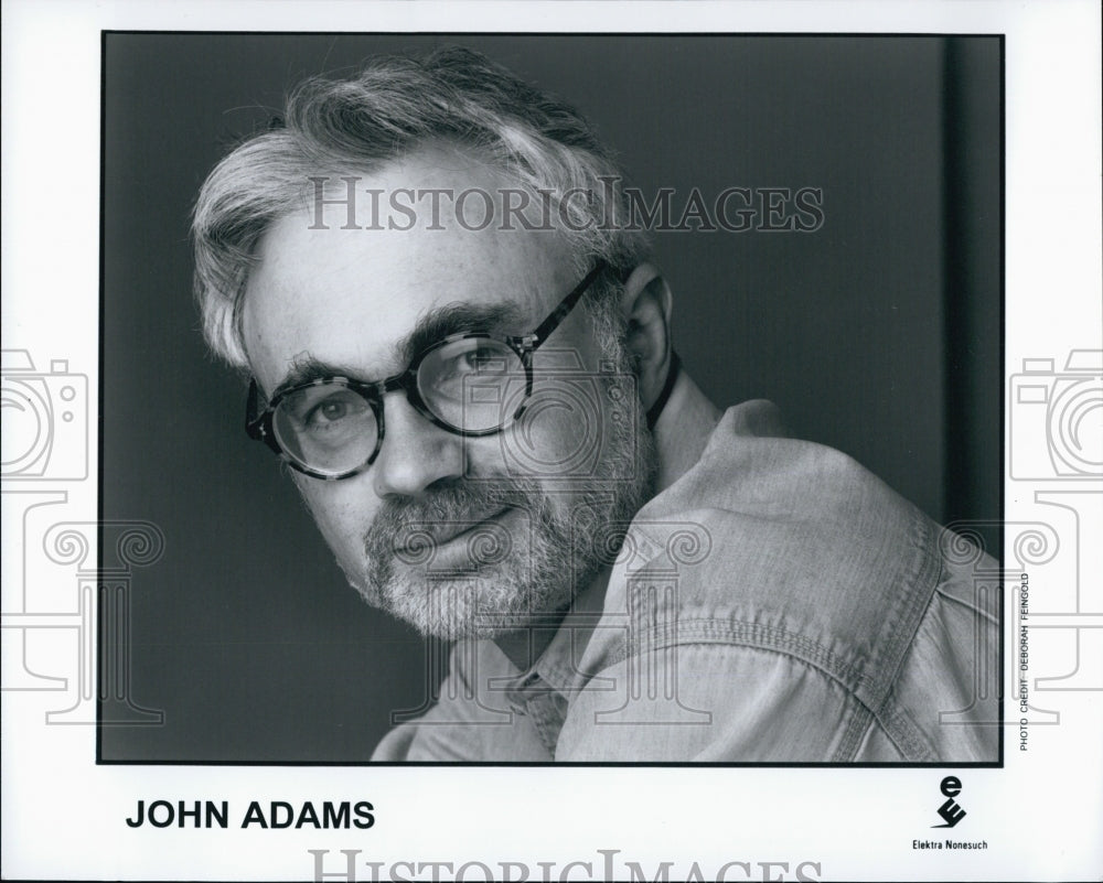 Press Photo John Adams Pulitzer Prize-winning American composer. - Historic Images