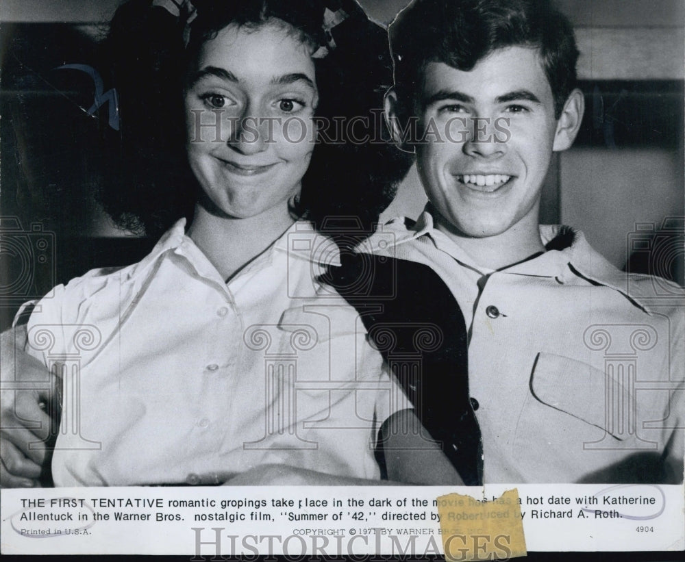 1971 Actress Katherine Allentuck in "Summer of '42" - Historic Images