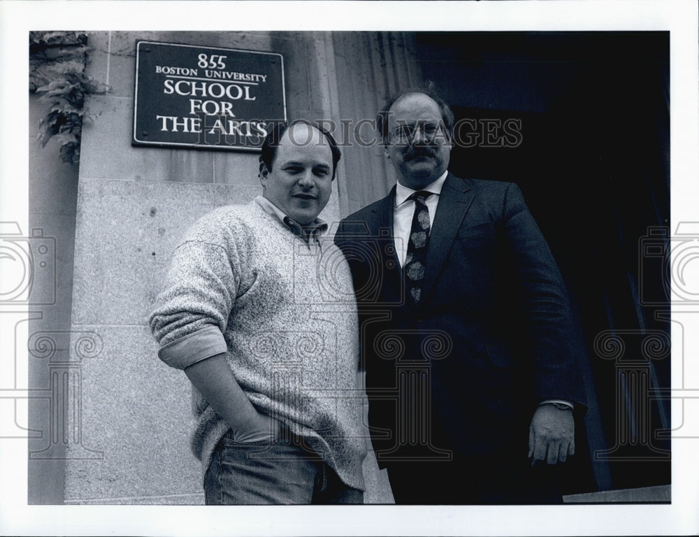 1995 Press Photo Jason Alexander at the School for the Arts - Historic Images