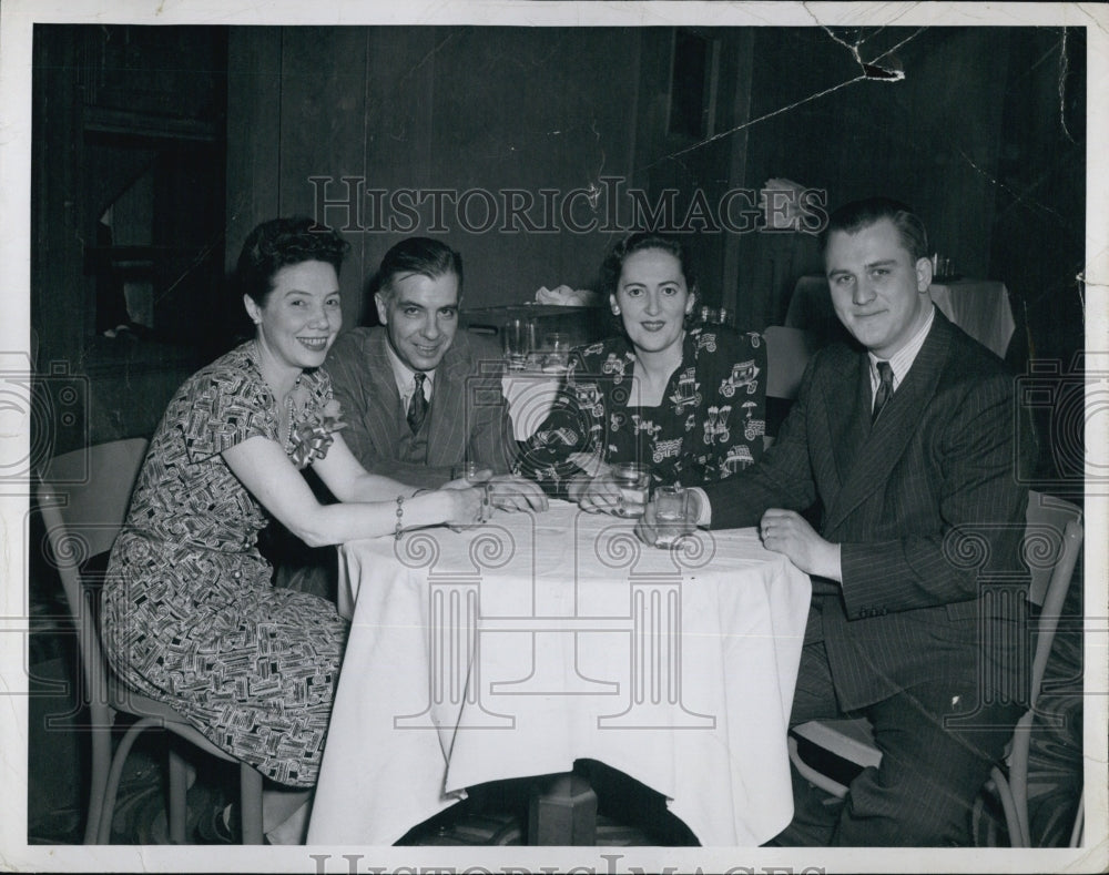 Press Photo Catherine Coyne Joseph Crowley Margaret Ford George Akerson - Historic Images