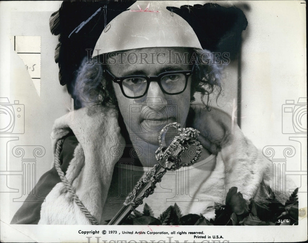 1974 Press Photo Woody Allen stars in "Sleeper" - Historic Images