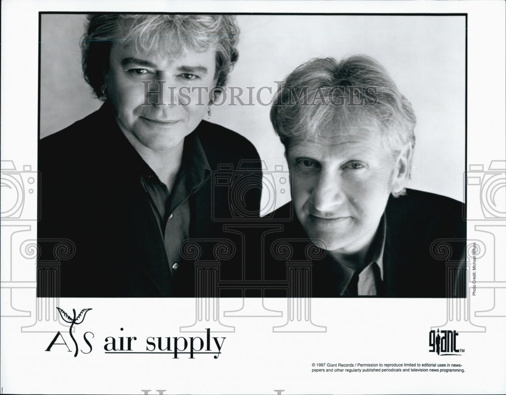 1997 Press Photo Air Supply (Band) - Historic Images