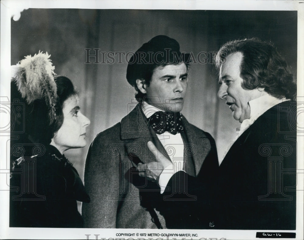 1972 Press Photo Nigel Patrick, Yvonne Mitchell &amp; Horst Bucholz- The Great Waltz - Historic Images