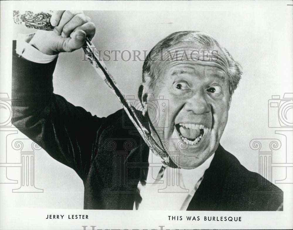 1979 Comic Jerry Lester Variety Show This Was Burlesque - Historic Images