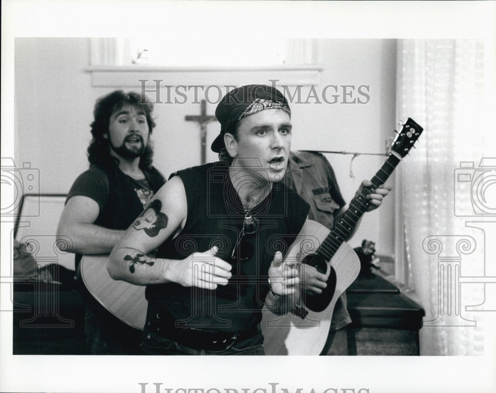 Press Photo Colin Quinn Stand Up Comedian and MTV Announcer in 1980's. - Historic Images
