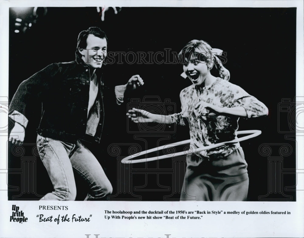 Press Photo Up With People - Historic Images