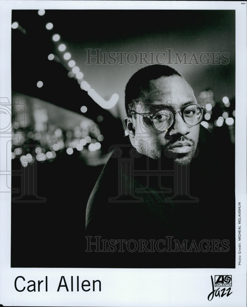 Press Photo American Jazz drummer Carl Allen - Historic Images