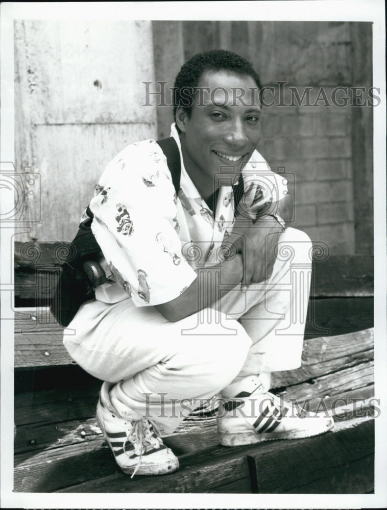 1988 Press Photo Byron Allen, Actor in "Case Closed" - Historic Images