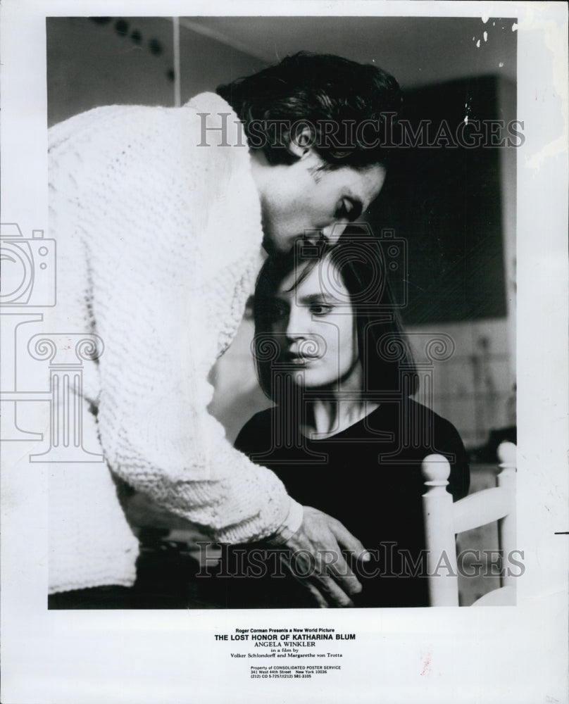 Press Photo Angela Winkler in &quot;The Lost Honor of Katharina Blum&quot; - Historic Images