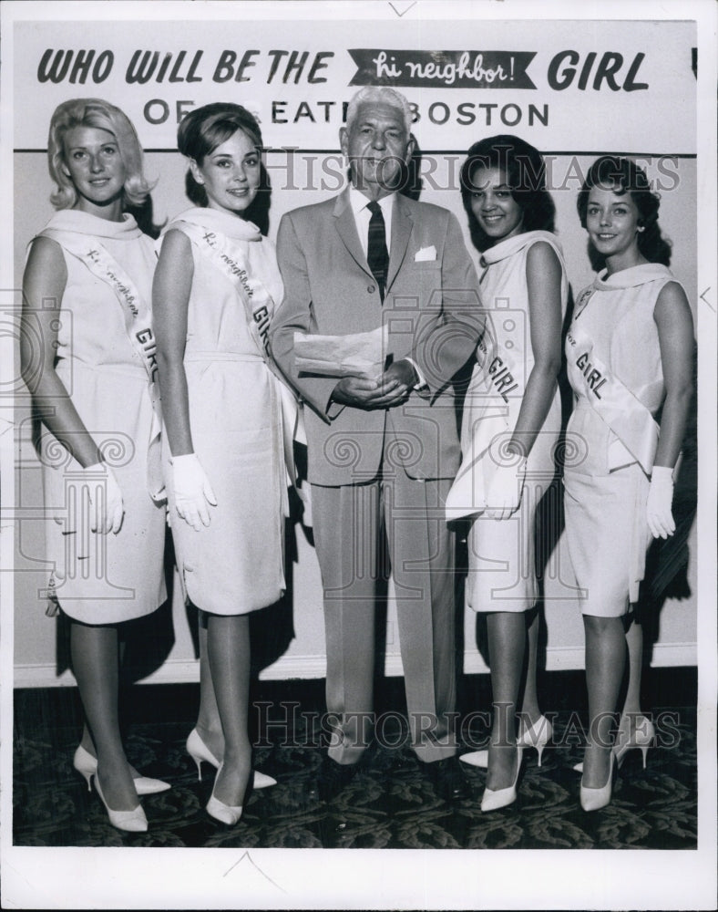 1963 Press Photo John Haley, Janice Duff, Stephanie Colleran, Barbara Crawford - Historic Images