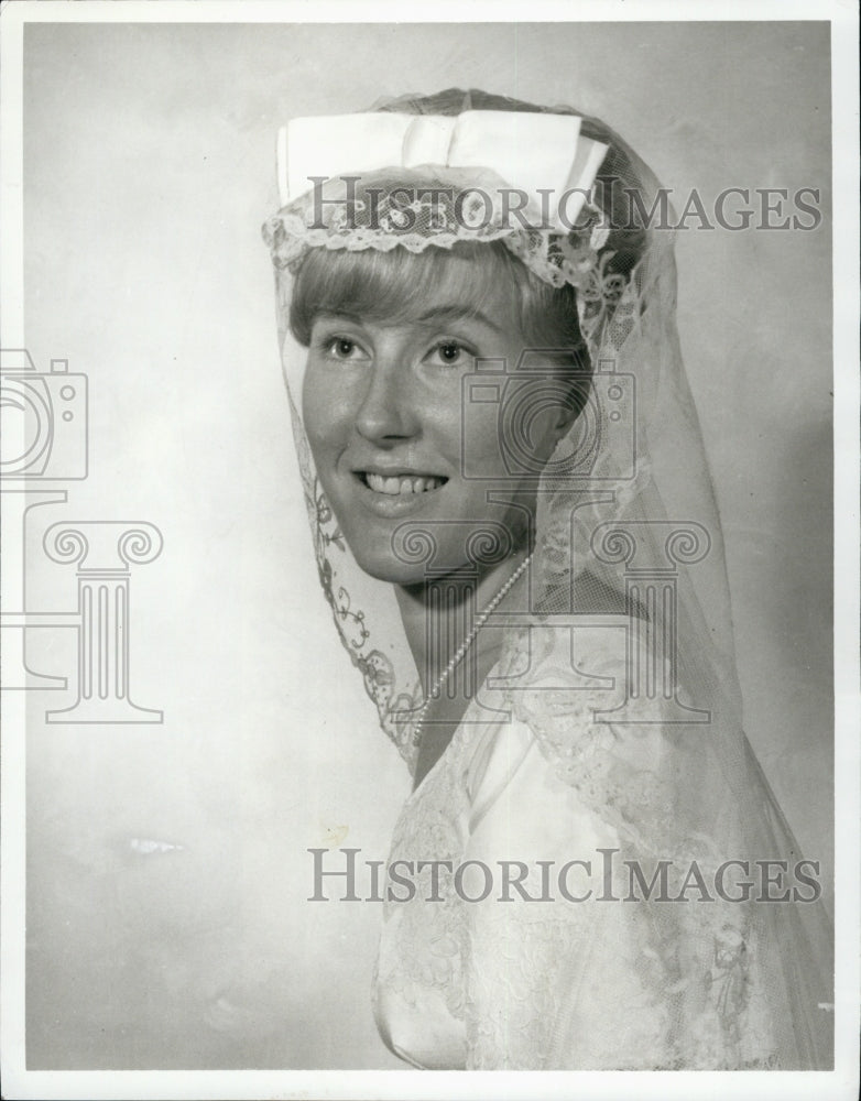 Press Photo Wedding of Edyth Alberta Drescher to Gerald Duff - Historic Images