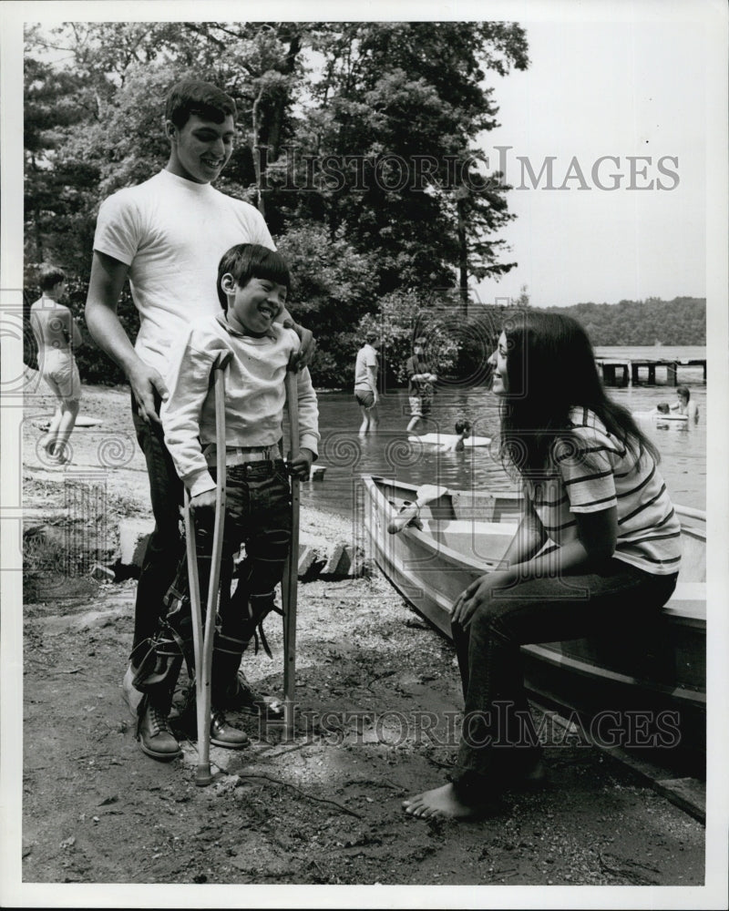 1969 Press Photo Larry Pallotta, Dung and Diane Tortic - Historic Images