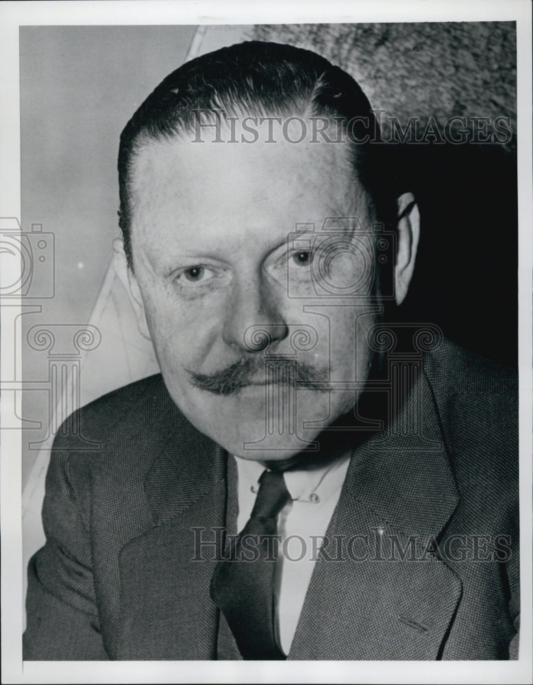 1955 Press Photo William Lacey Is Ambassador of Korea - Historic Images
