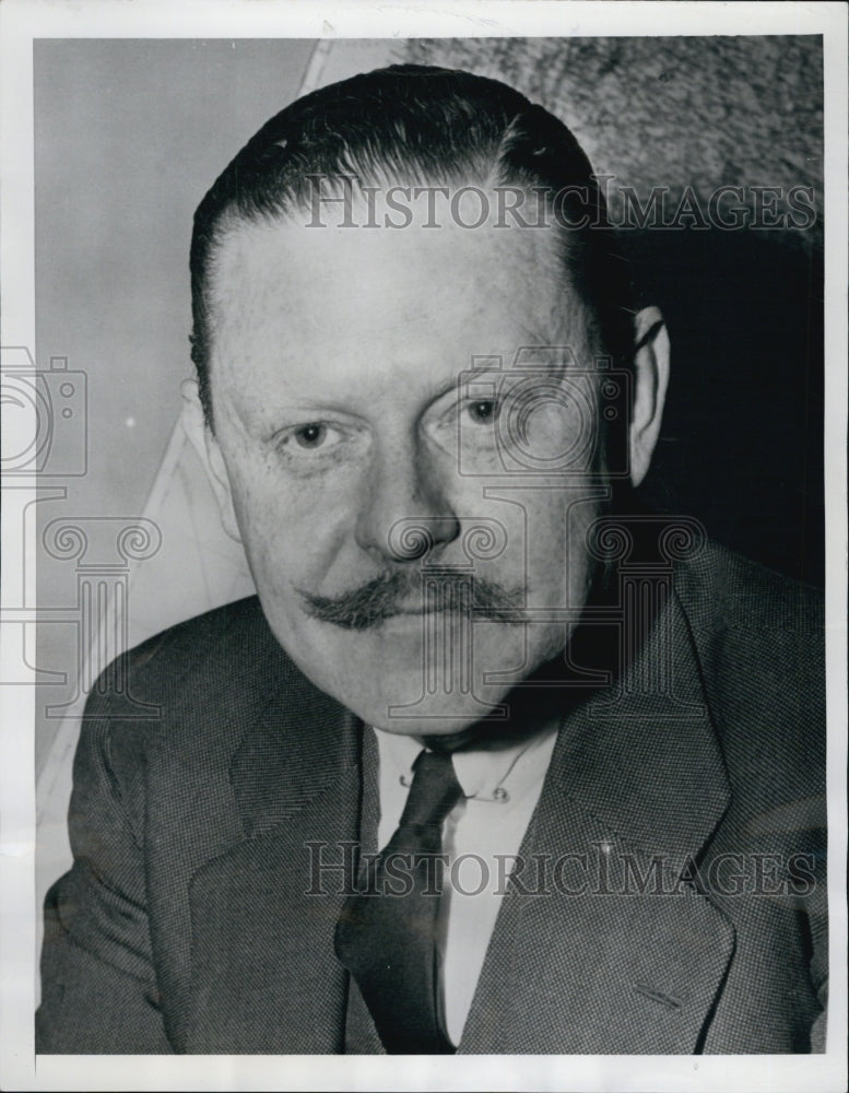 1955 Press Photo William Lacey Ambassador of Koera - Historic Images