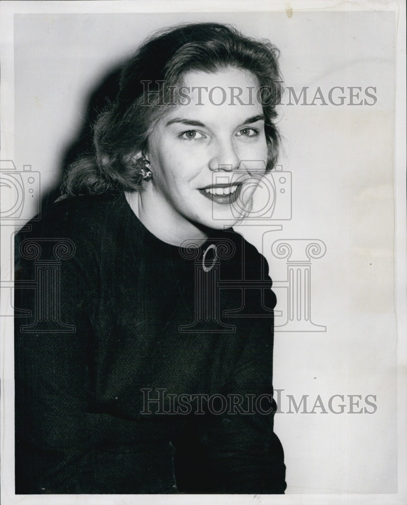 1961 Press Photo Janet Marie Dunderdal to Wed Joseph Cimino of Malden - Historic Images