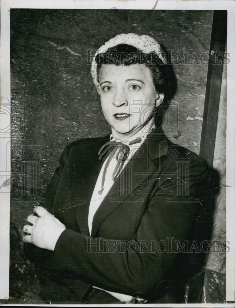 1955 Press Photo Mrs Maria Gerardell - Historic Images