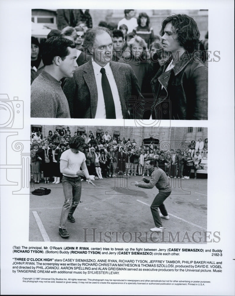 1987 Press Photo Three O'Clock High - Historic Images