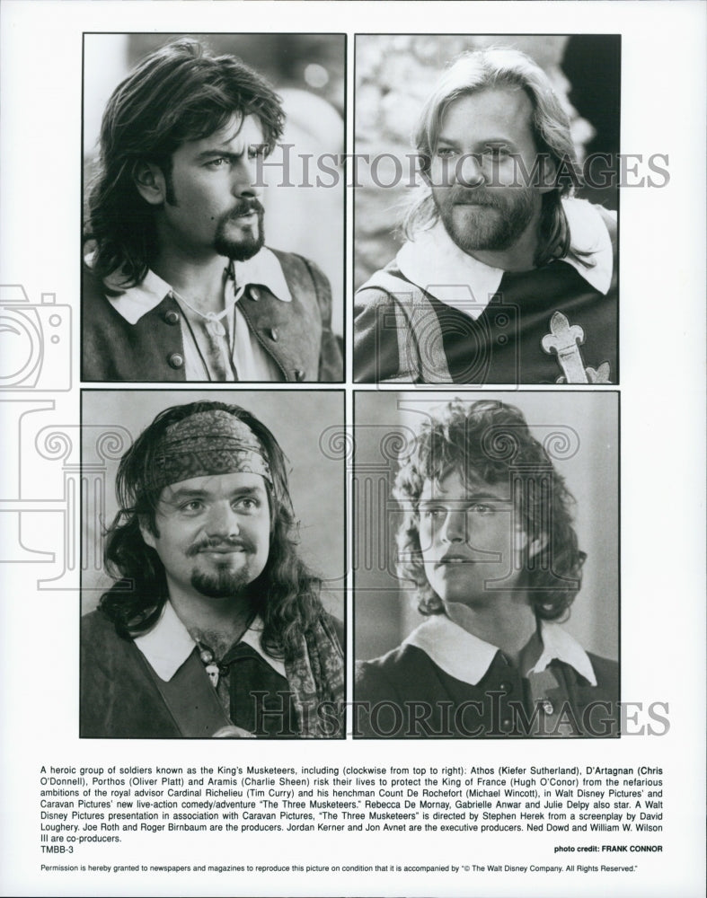 Press Photo The Three Musketeers-Historic Images