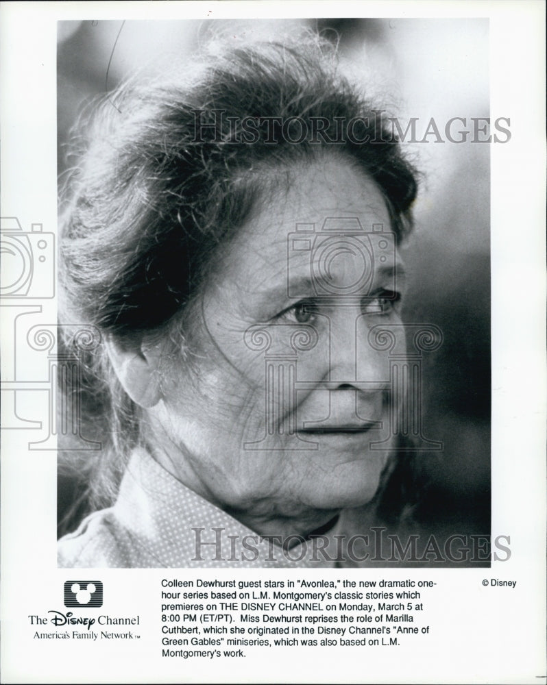 American Actress, Coleen Dewhurst in "Avonlea"-Historic Images