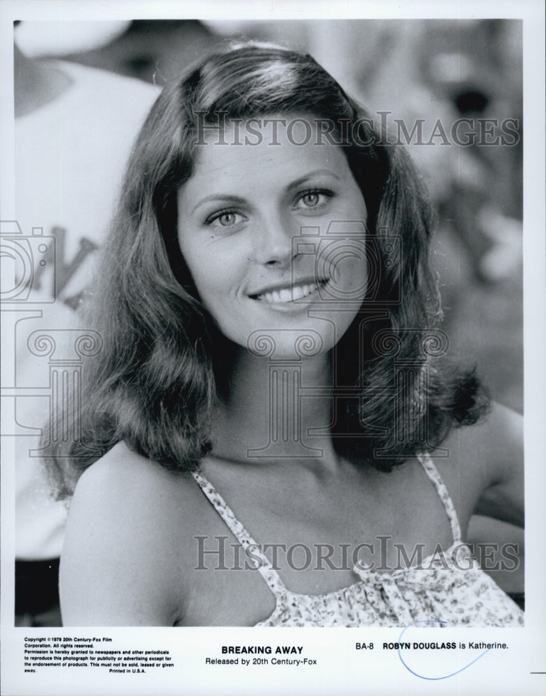 1979 Press Photo Actress Robyn Douglass Movie Breaking Away - Historic Images