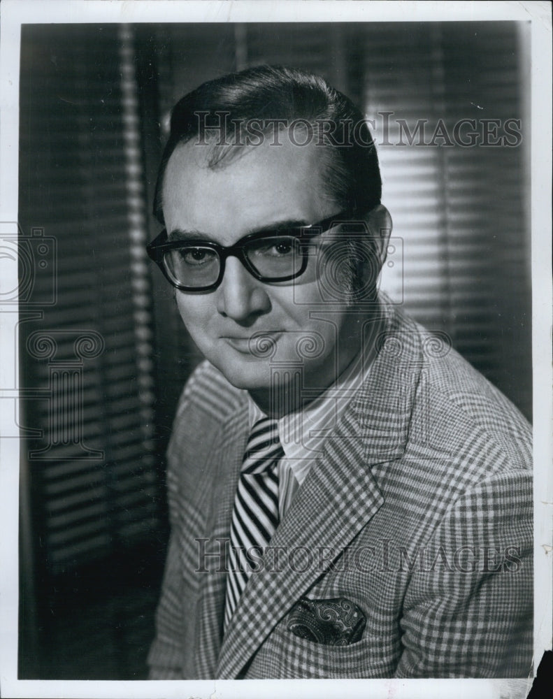 Press Photo American TV Personality, Comedian, Writer, Composer Steve Allen - Historic Images