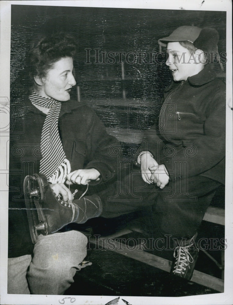 1953 Mrs Jack Winer son Paul Winer-Historic Images