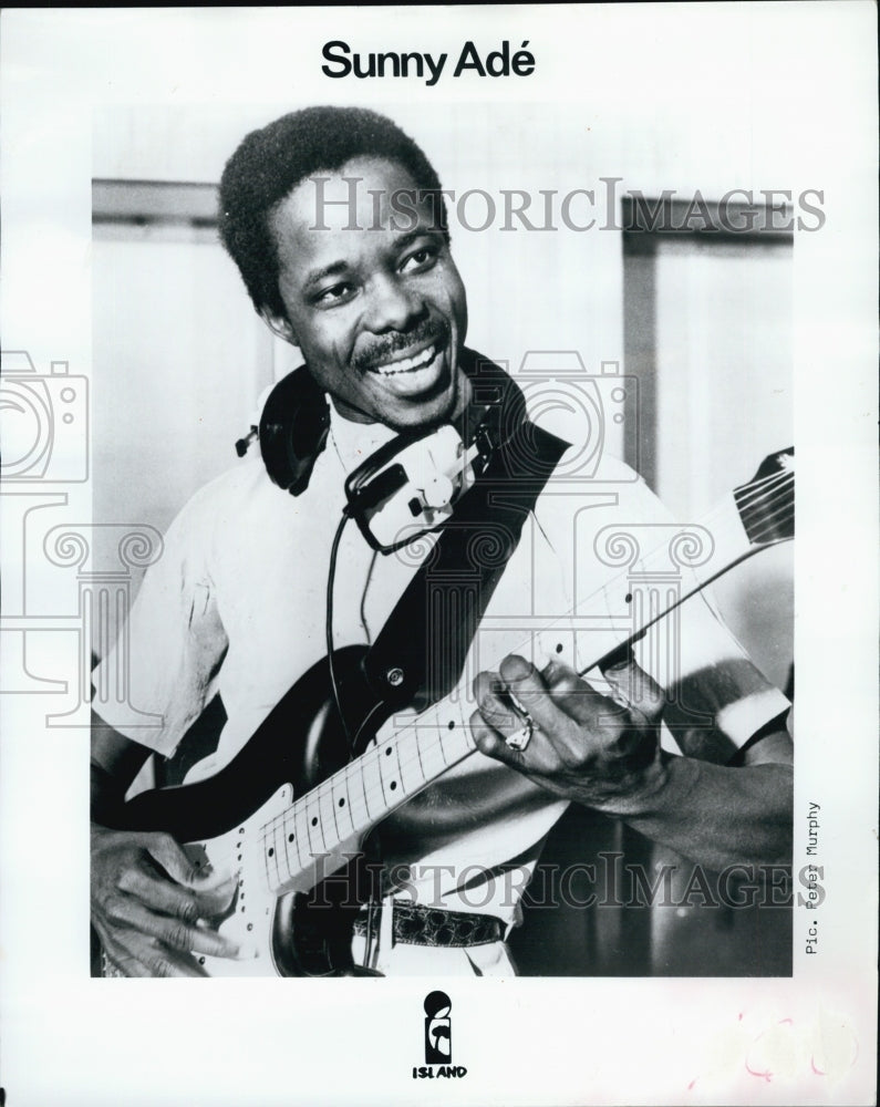 Press Photo Musician King Sunny Ade - Historic Images