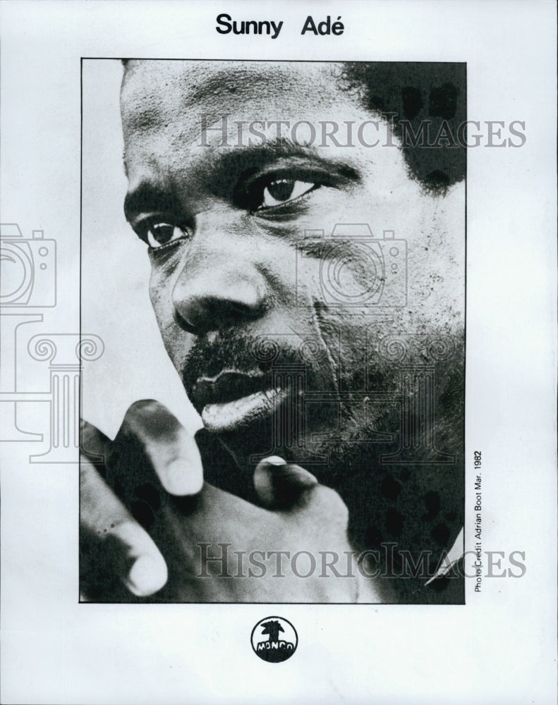 Press Photo Musician Sunny Ade - Historic Images