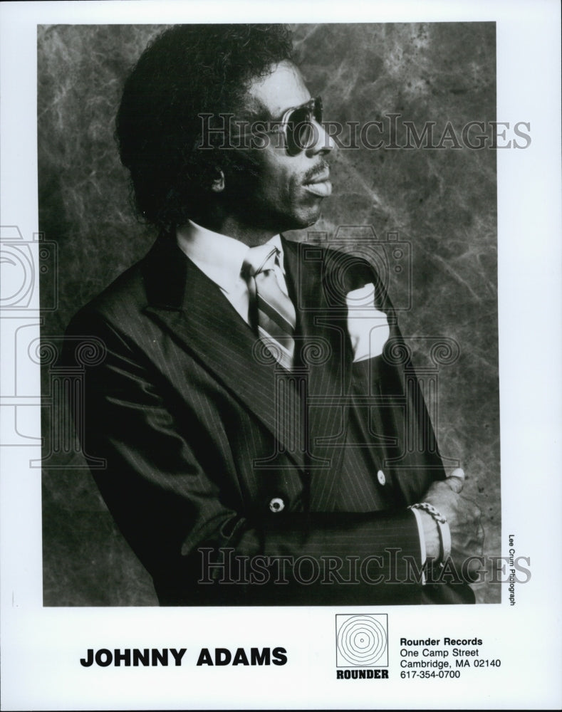 Press Photo Musician Johnny Adams - Historic Images