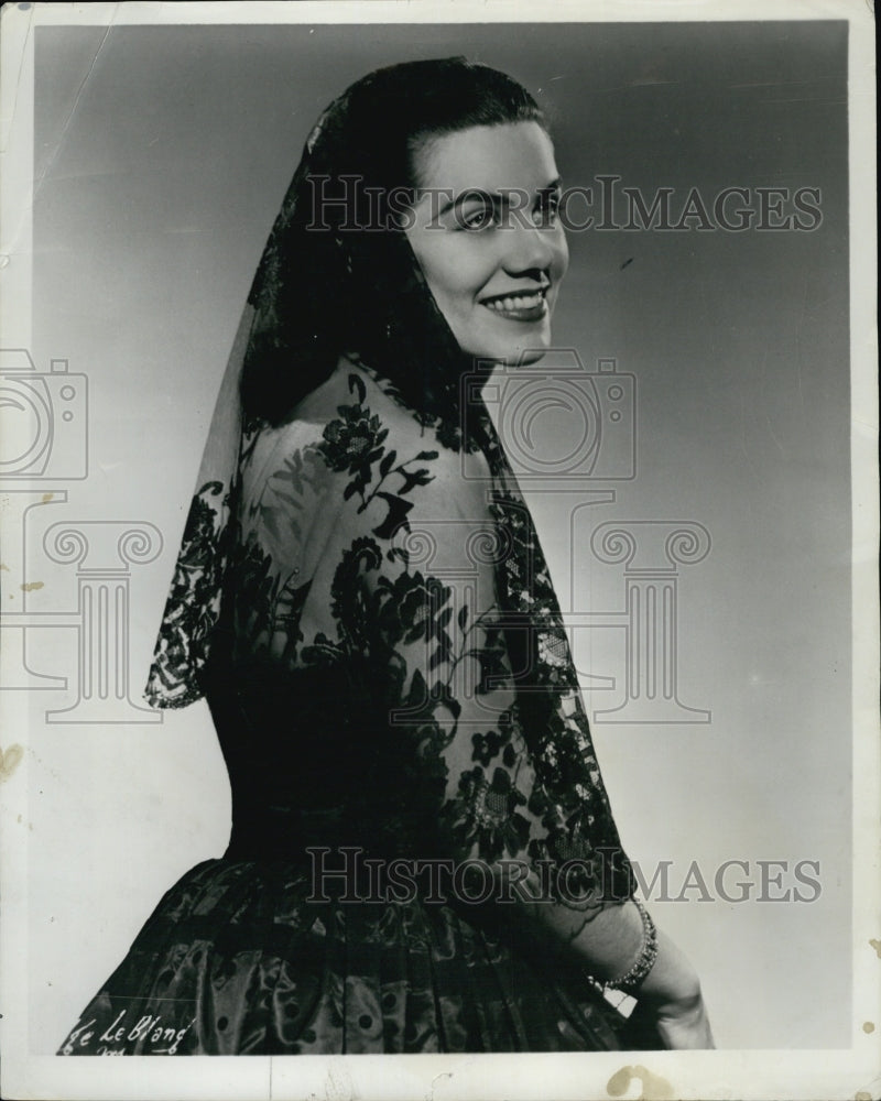 1952 Mezzo-Soprano Mildred Miller as Soloist in "Telephone Hour".-Historic Images